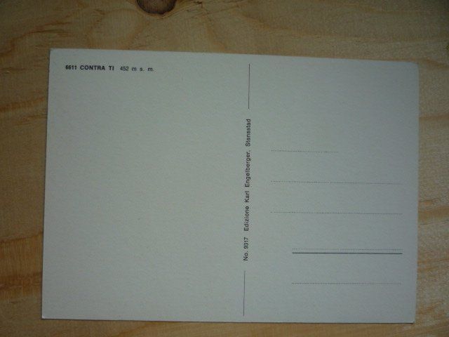 Cartoline postali: Contra TI, 9317 – Usato da Rieden SG venduto da Brockehuesli 1