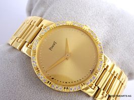 PIAGET DANCER 18K & DIAMANTEN QUARTZ LUXUS ARMBANDUHR