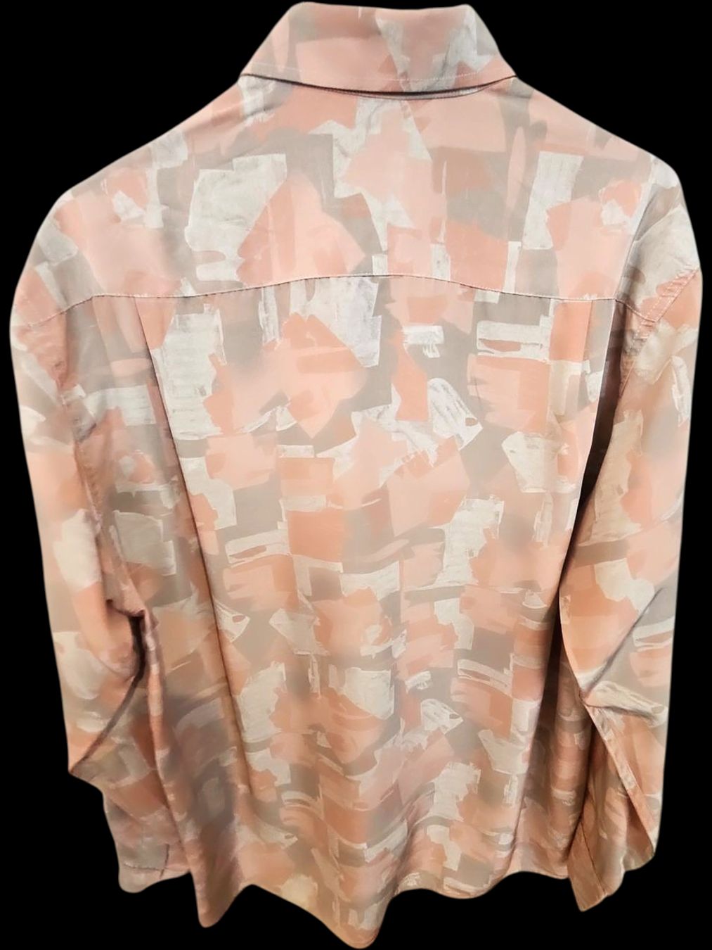 Hemden: Bidonato Herren Button-Down Hemd mit abstraktem Pastellmuste – Gebraucht aus Zug von vinokilo 3