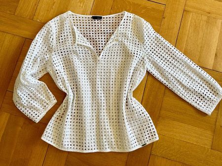 CINQUE Bluse, weiss, Grösse 36 - Top Zustand!