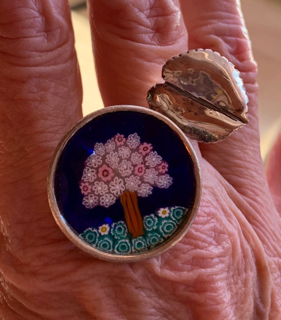 Anelli: Silberring mit Murina/Venezianische Glaskunst – Nuovo e nell'imballaggio originale da Pazzallo venduto da 51chro74 3