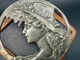 Antike Jugendstil-Brosche aus 925er Silber
