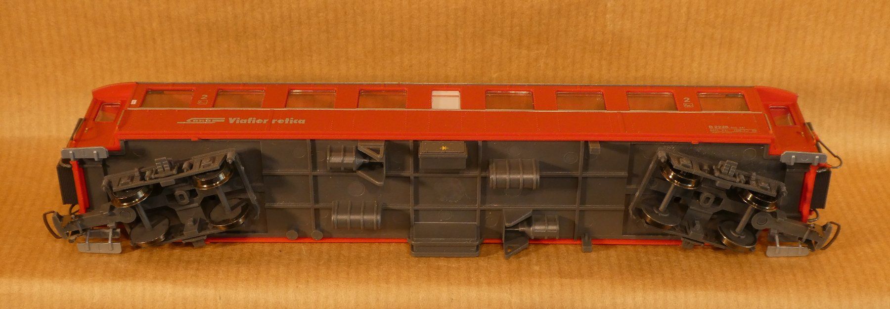 Bemo Modellini di ferrovie: Bemo RhB schwerer Stahlwagen 2.-Kl. Senkfenster – Nuovo (secondo la descrizione) da Muri b. Bern venduto da Malagueno 8