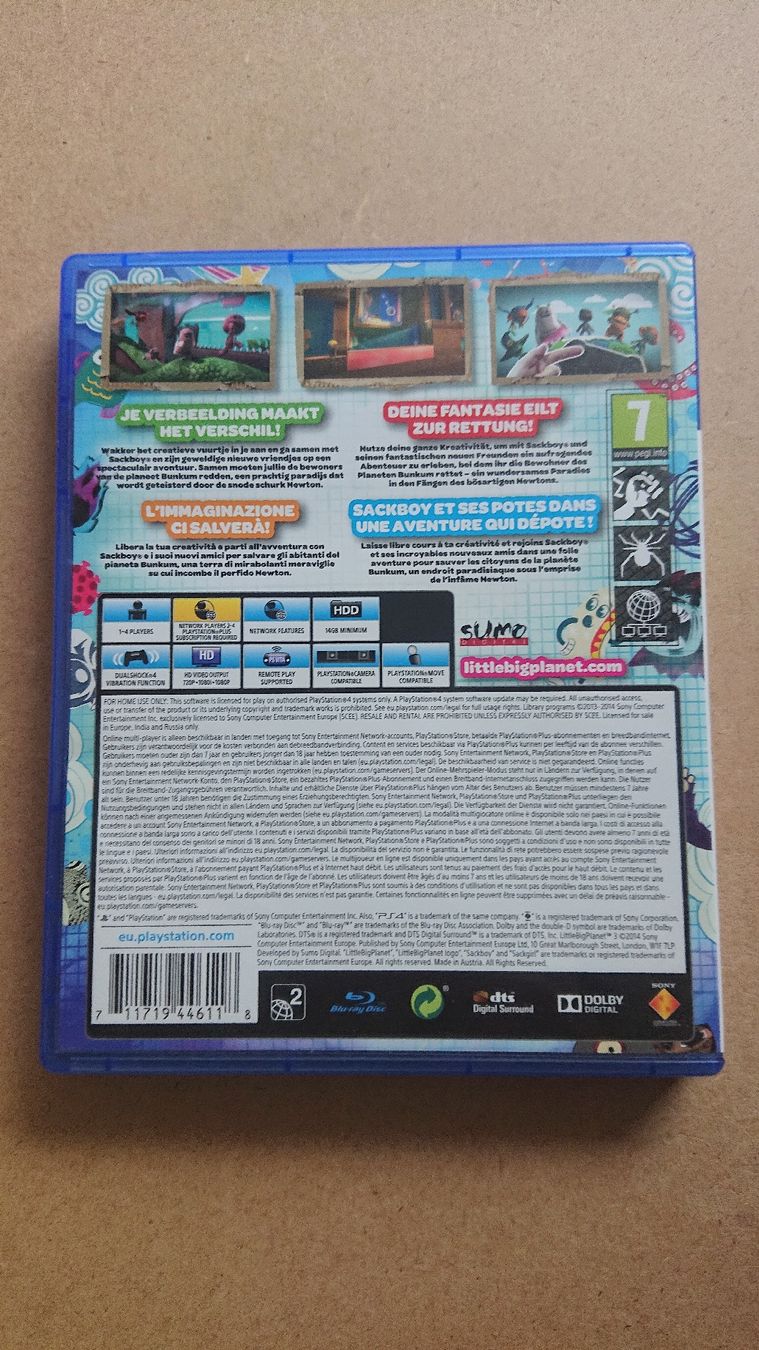 Giochi: Little Big Planet 3 PS4 – Usato da Chur venduto da FreakofRarity 1