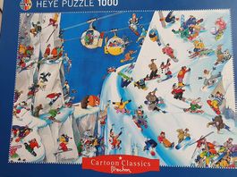 Puzzle 1000 Teile - "Cartoon von Heye" - komplett