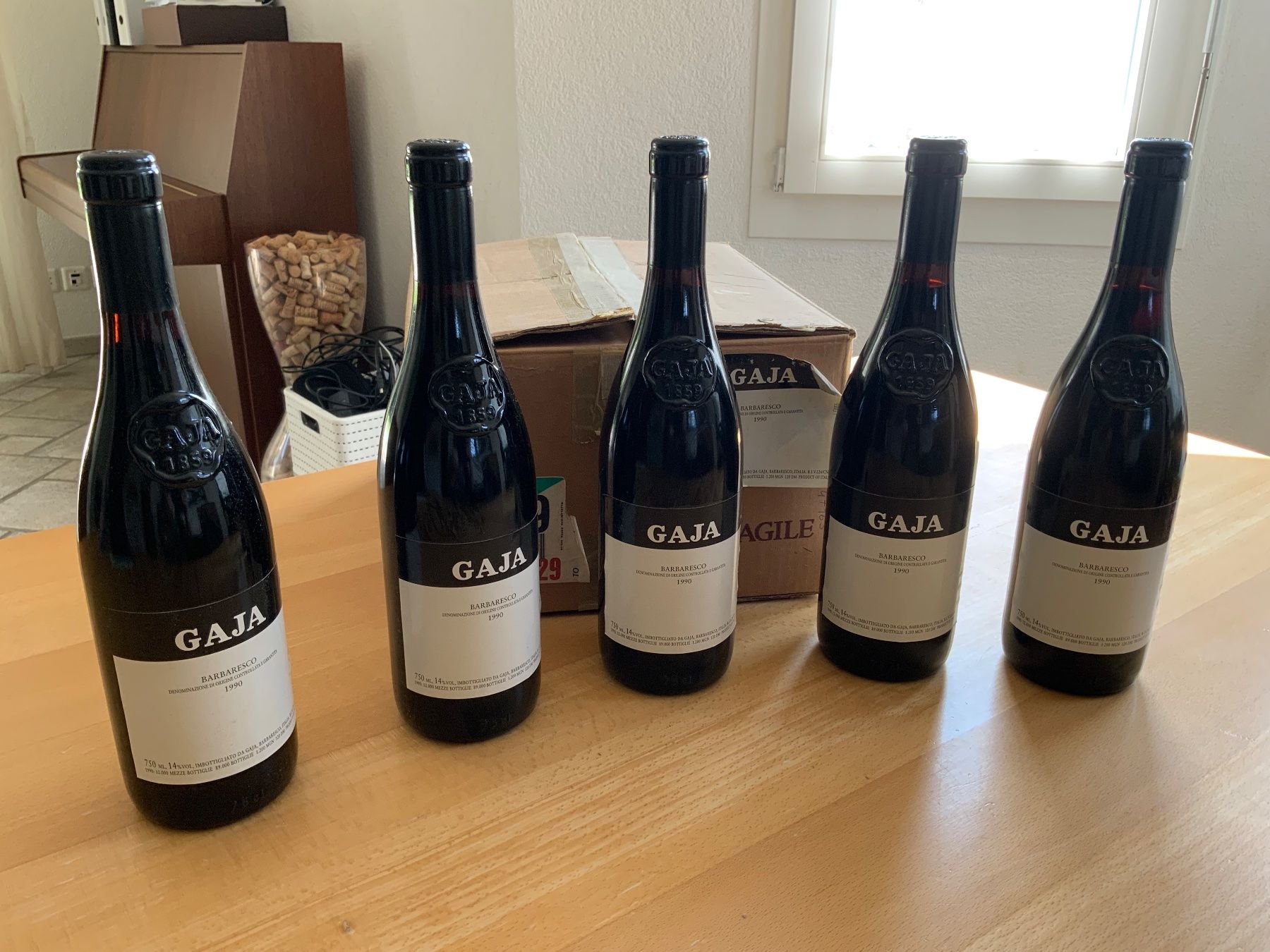 Vino: GAJA BARBARESCO 1990 – Nuovo e nell'imballaggio originale da Muri AG venduto da Topfurby