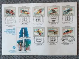 Olympiade 1976 Innsbruck Sonderbrief
