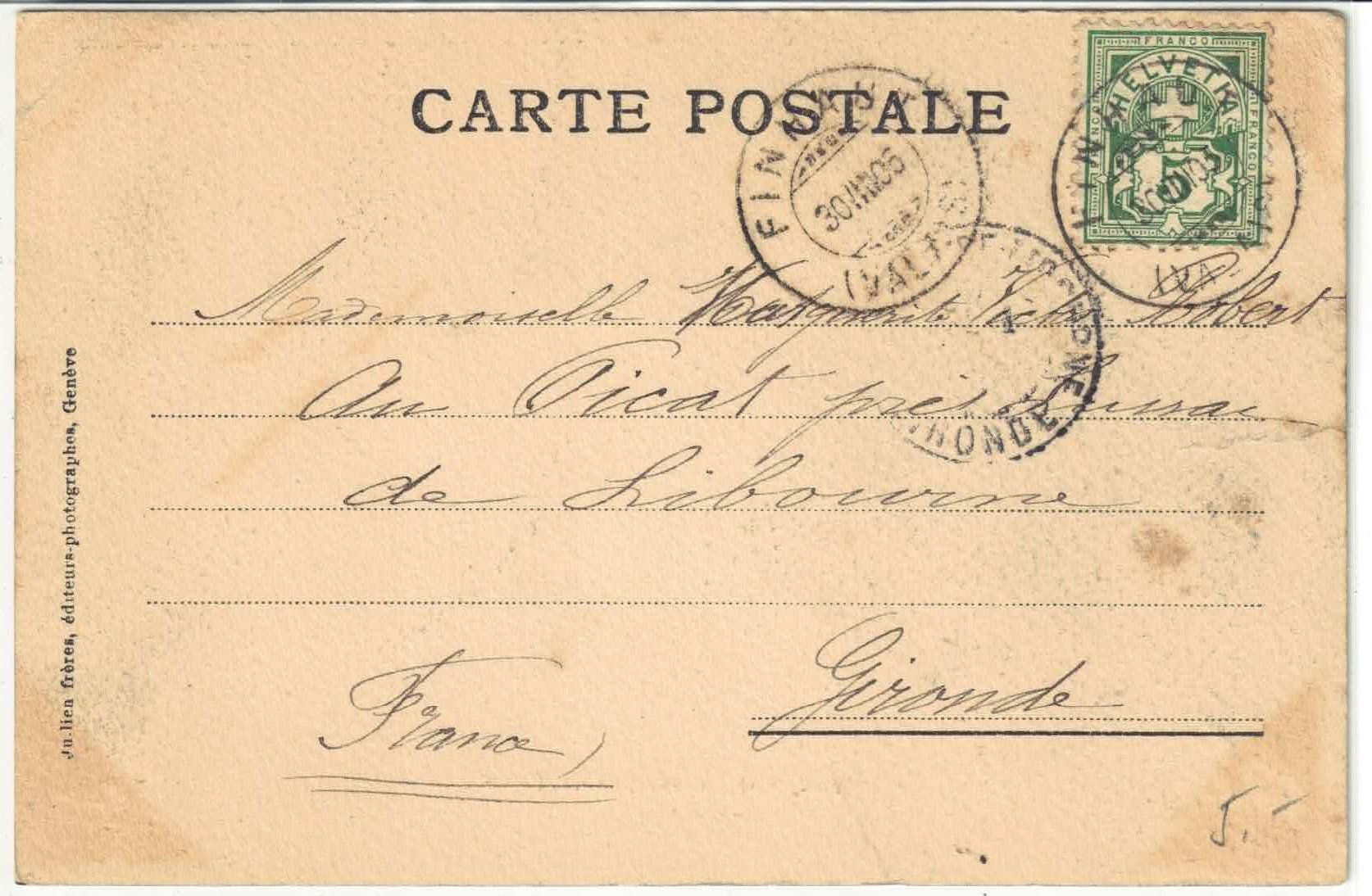 Cartoline postali: Le Glacier de Trient – Usato da Ettingen venduto da Kartenplanet 1