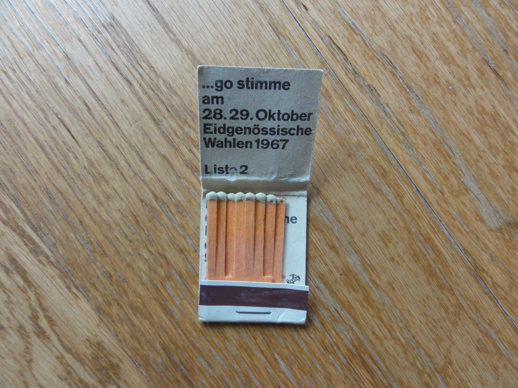 Accendini: Streichholz-Briefchen antik – Usato da Riedholz venduto da Taweva 2