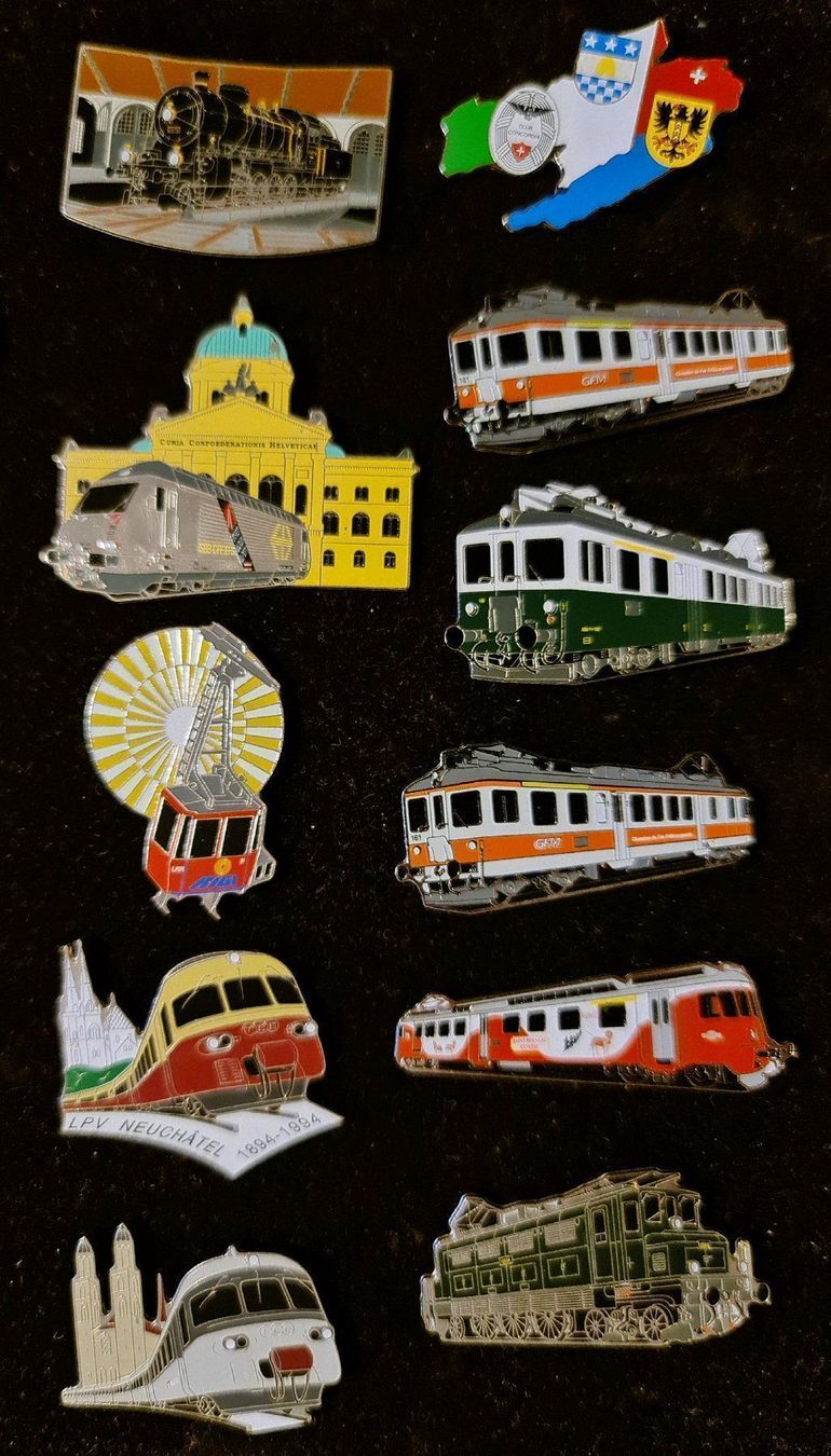 SBB/CFF/FFS Modellini di ferrovie: Pin's Schmid Muller Design – Nuovo (secondo la descrizione) da Cortaillod venduto da signep 6