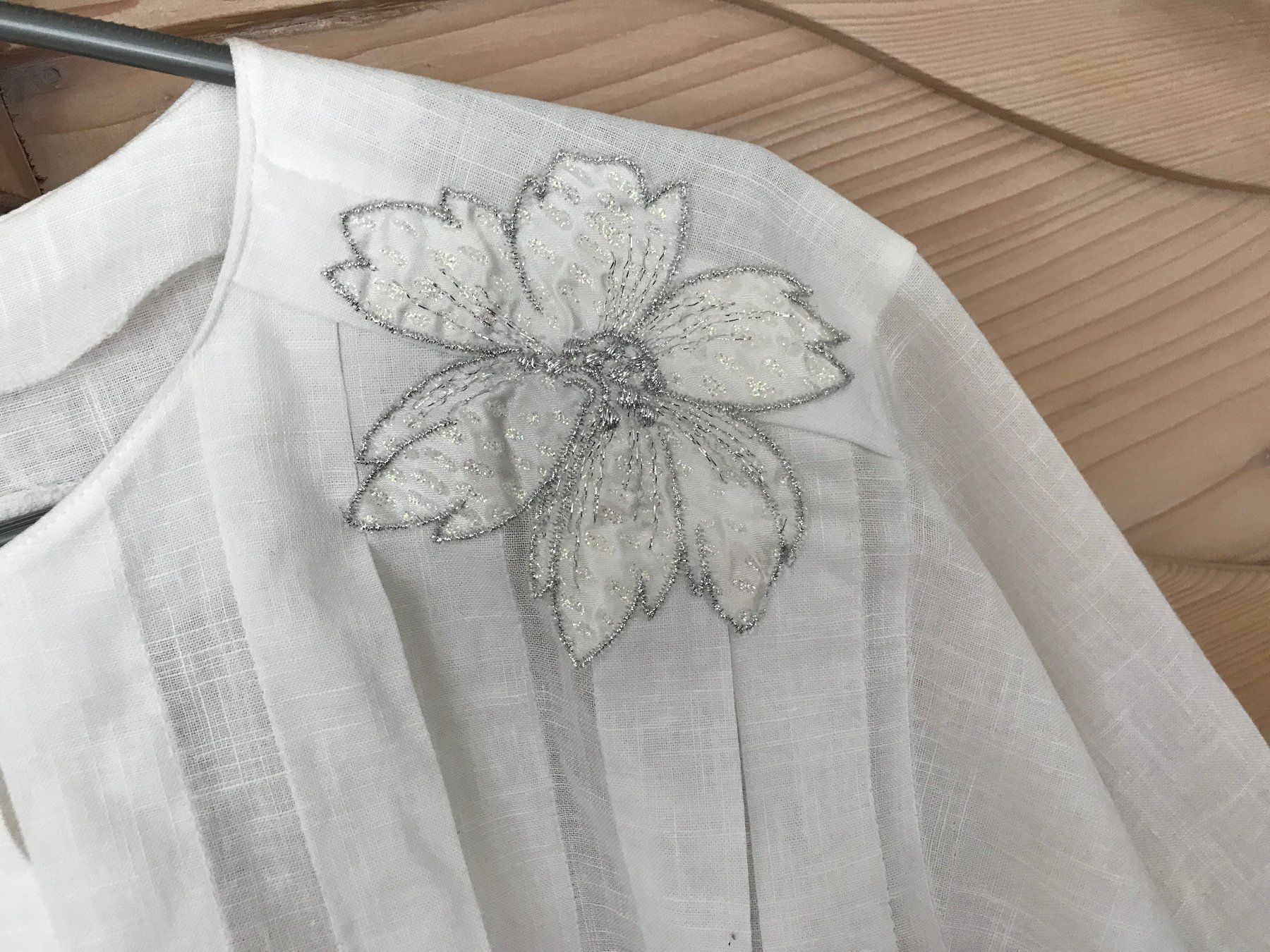 Camicette: Leinenbluse/neu/ Gr. 42, mit Falten – Usato da Dübendorf venduto da nerino03 3