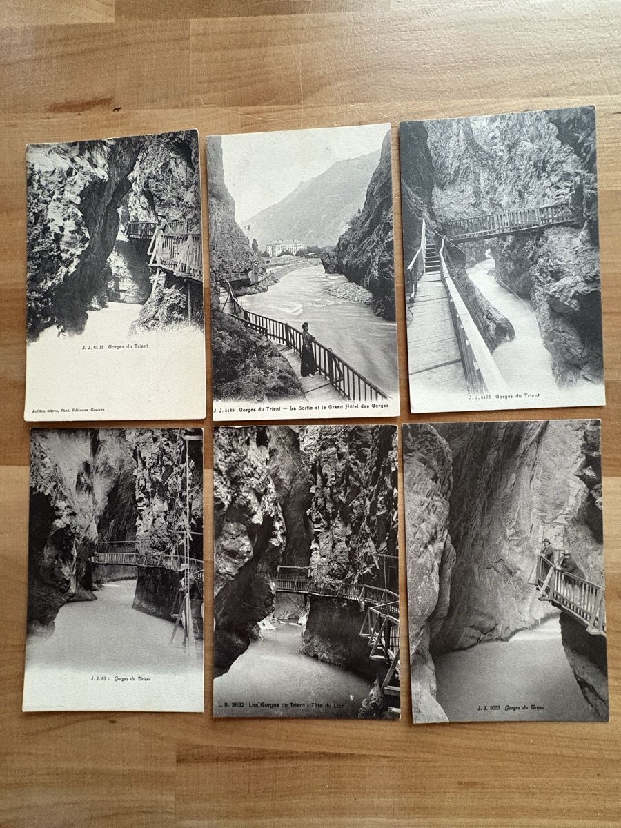 Cartoline postali: AK von Les Gorges du Trient – Usato da Rümlang venduto da Kartenpost1