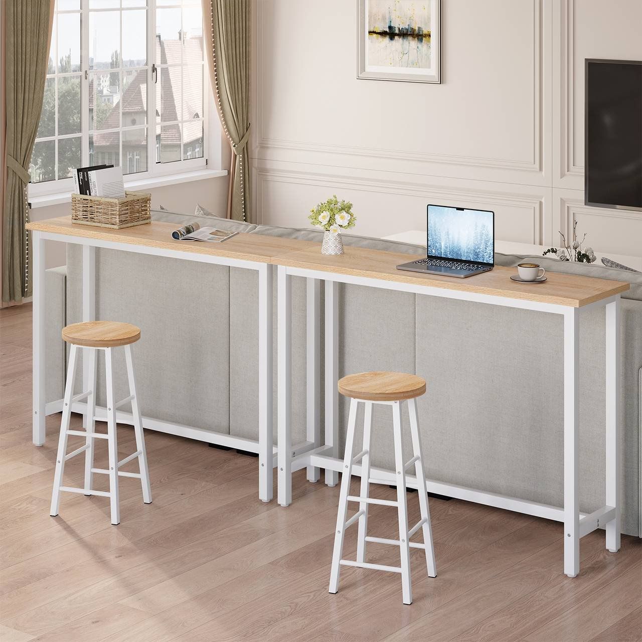 Tables: Bartisch Bistrotisch Stehtisch Esstisch Eiche Hell – Neuf avec emballage d'origine à Kreuzlingen par DealBlitz 1