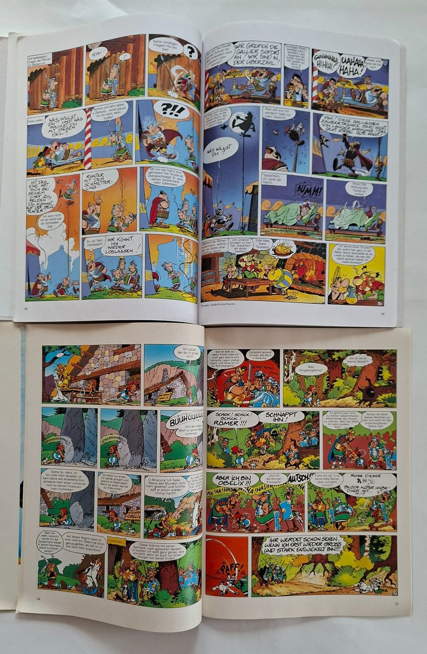 Fumetti: 2 Asterix & Obelix Comic: Kampf der Häuptlinge, Kreuzfahrt – Usato da Opfikon venduto da Diversamente 3