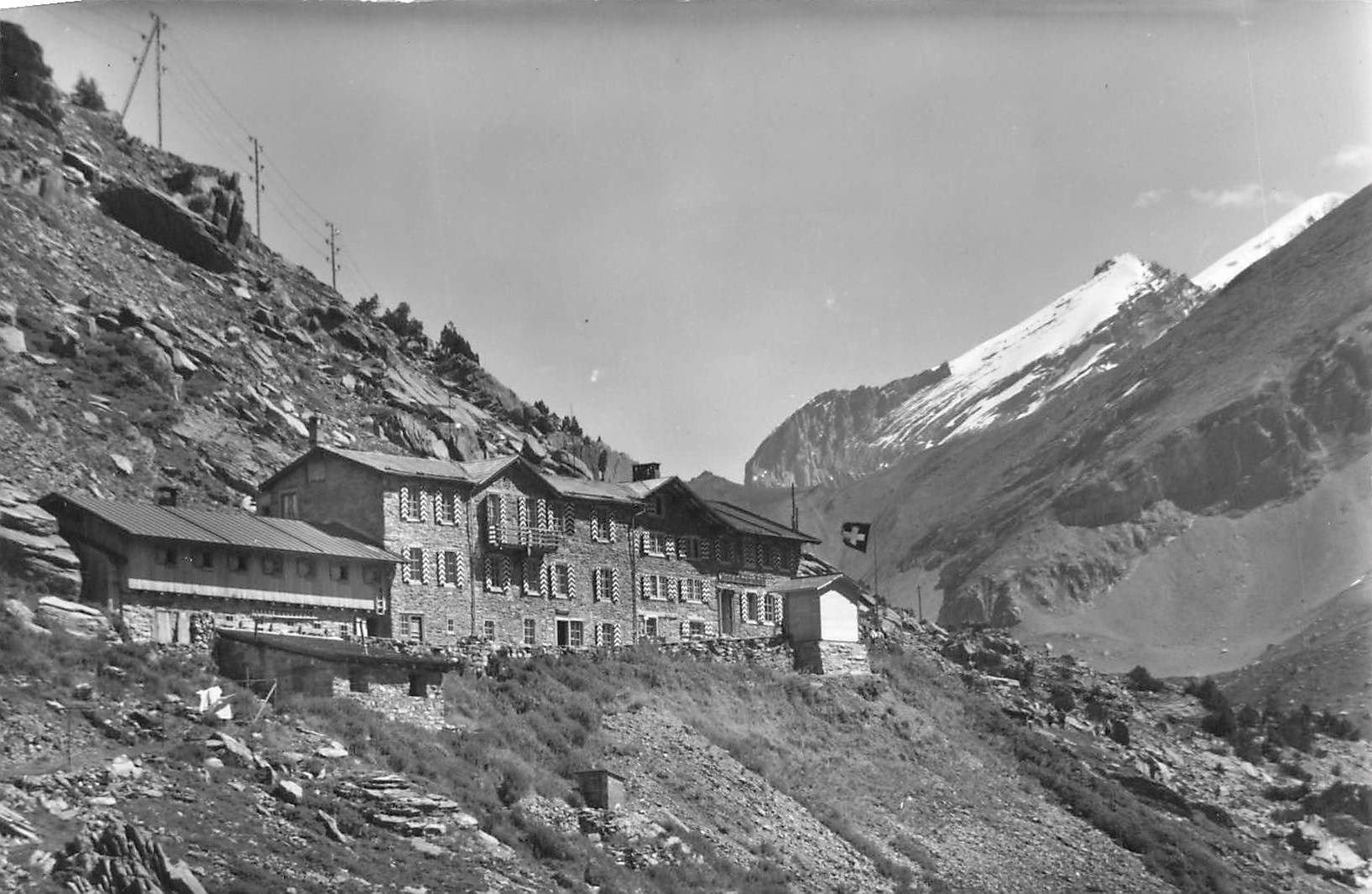 Cartoline postali: Kandersteg hotel schwarenbach am gemmiweg – Usato da Biasca venduto da Blenio71