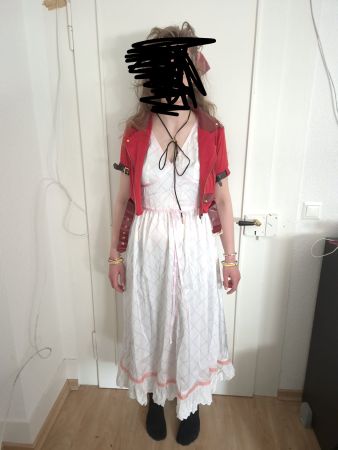 Aerith Kostüm Cosplay Final Fantasy Fasching Größe M