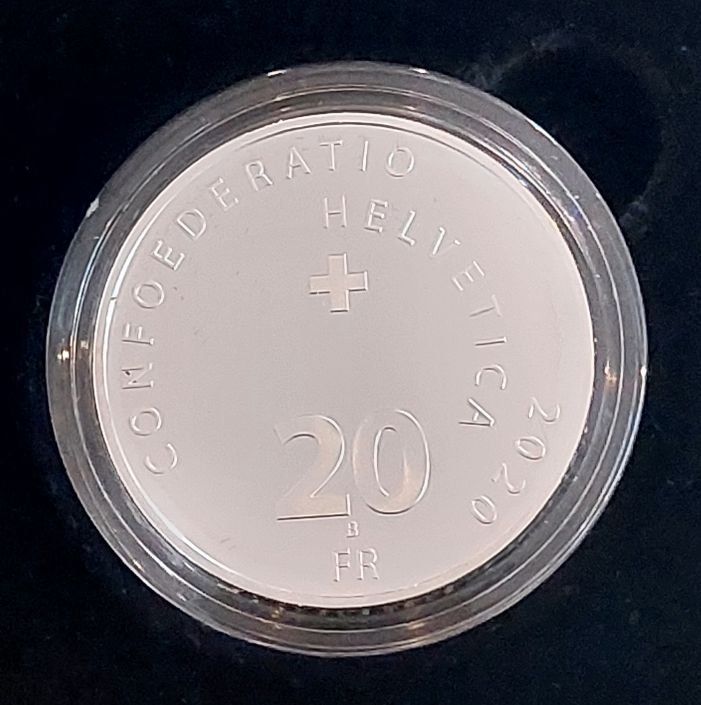 Tutti le monete: 20 Franken 2020 Silber pp Feuerwehr Box – Nuovo (secondo la descrizione) da Arch venduto da moneyswiss 2