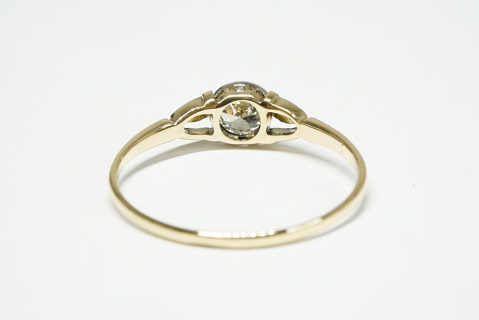 Anelli: Antiker Solitär Fingerring – Usato da Bülach venduto da Re-Jewelled 3