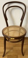 Bugholzstuhl Thonet ähnlich mit Rohrgeflecht - D=31 cm