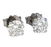 1.40ct. E/SI Diamantohrstecker 4-Griff Weissgold, 9.900 CHF