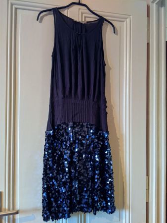 KOOKAÏ : Robe marine à sequins 36