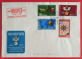 B134) Abart Insel Atlantis auf Sonderbrief selten Kt. 250.-+