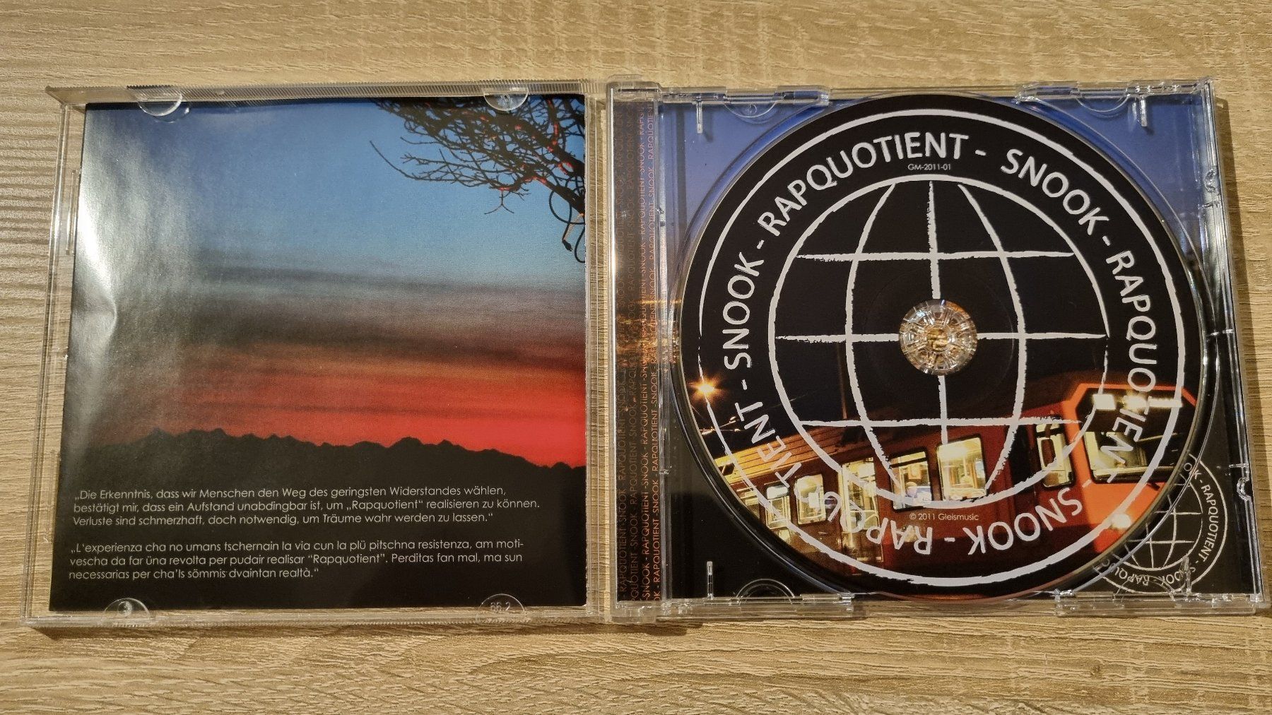 CD: Snook - Rapquotient – Usato da Hagenbuch ZH venduto da lecterr55 1