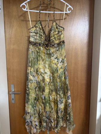 Sue Wong silk dress, size 2, boho chic summer style