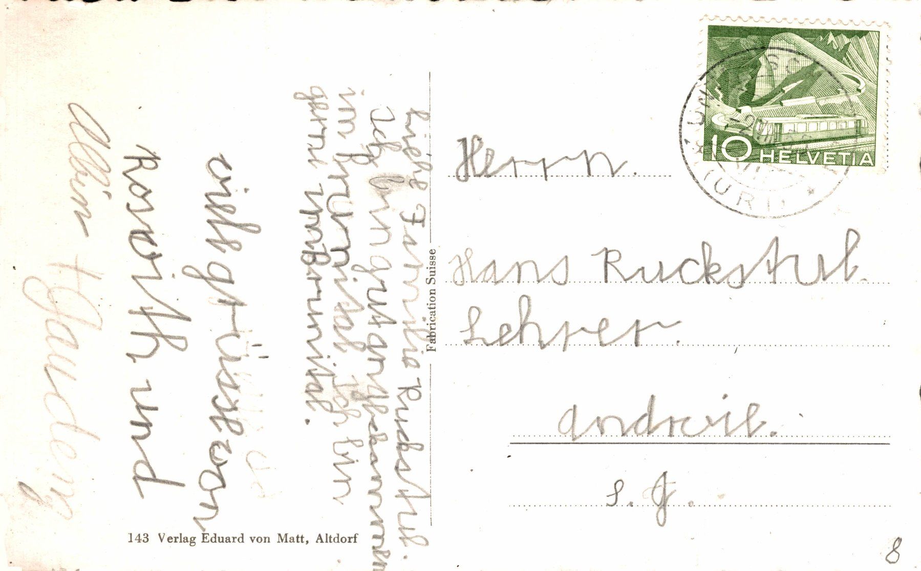 Cartes postales: Unterschächen mit Urigen – D'occasion à Bronschhofen par Astore 1