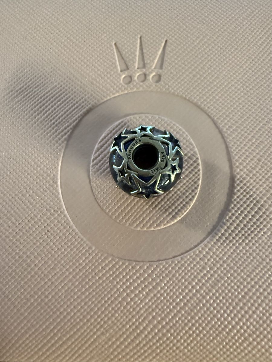 Pandora Anhänger: Pandora Murano – Mitternachtsblauer Sternenhimmel – Gebraucht aus Aadorf von mel_5b9w 4
