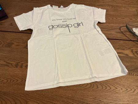Weisses Gossip Girl T-Shirt Gr. XL