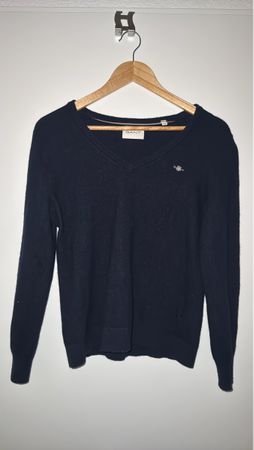 Gant Pullover dunkelblau V-Ausschnitt