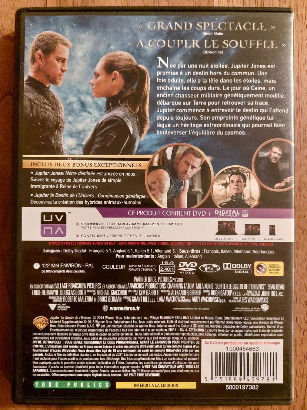 Tutti i DVDs: DVD - Jupiter Ascending – Usato da Rheinfelden venduto da FilmAuktion 1
