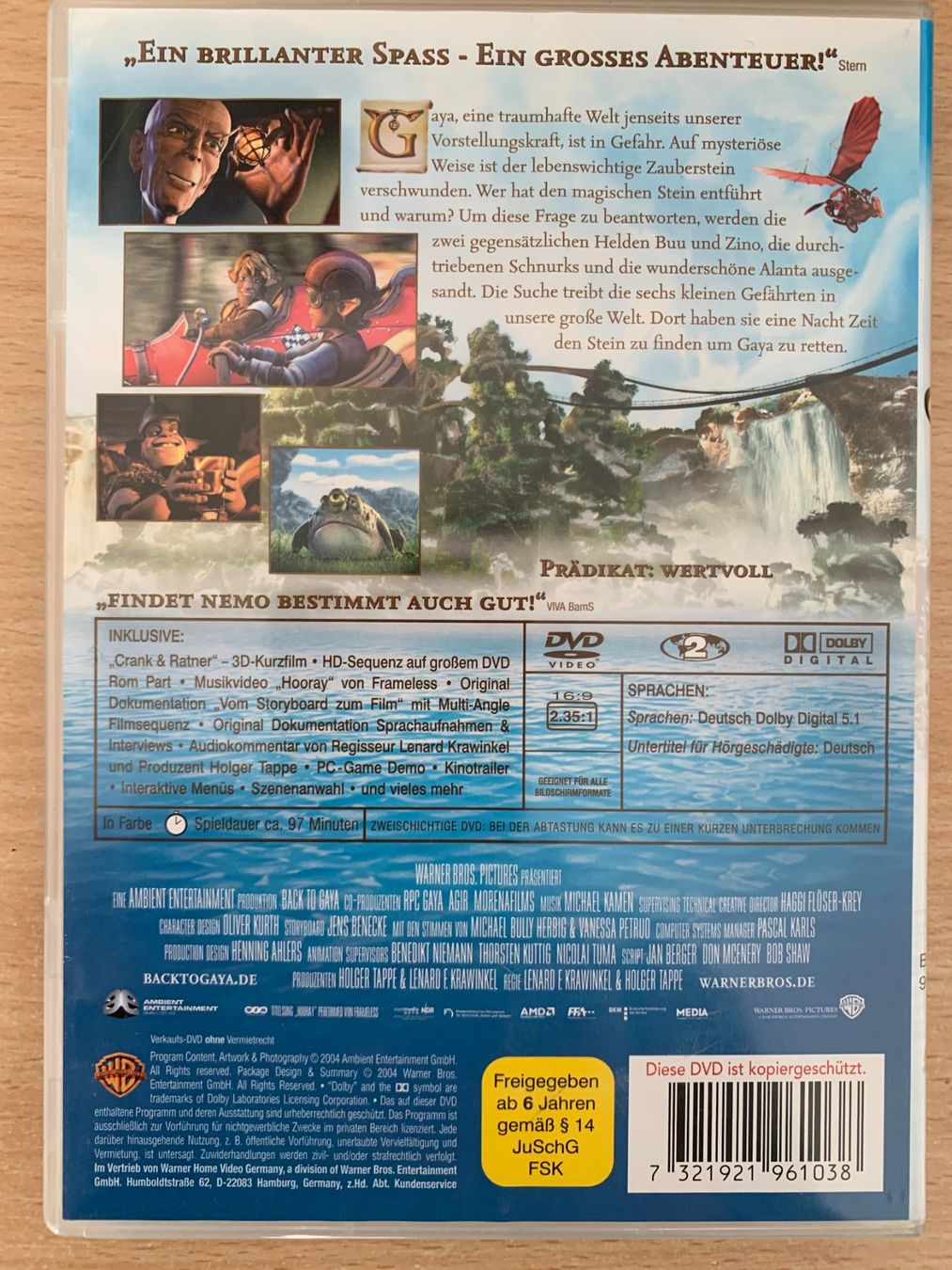 Alle DVDs: Back  To Gaya – Gebraucht aus Zürich von recordman01 1