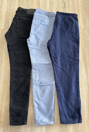 3 Hosen skinny Gr 40