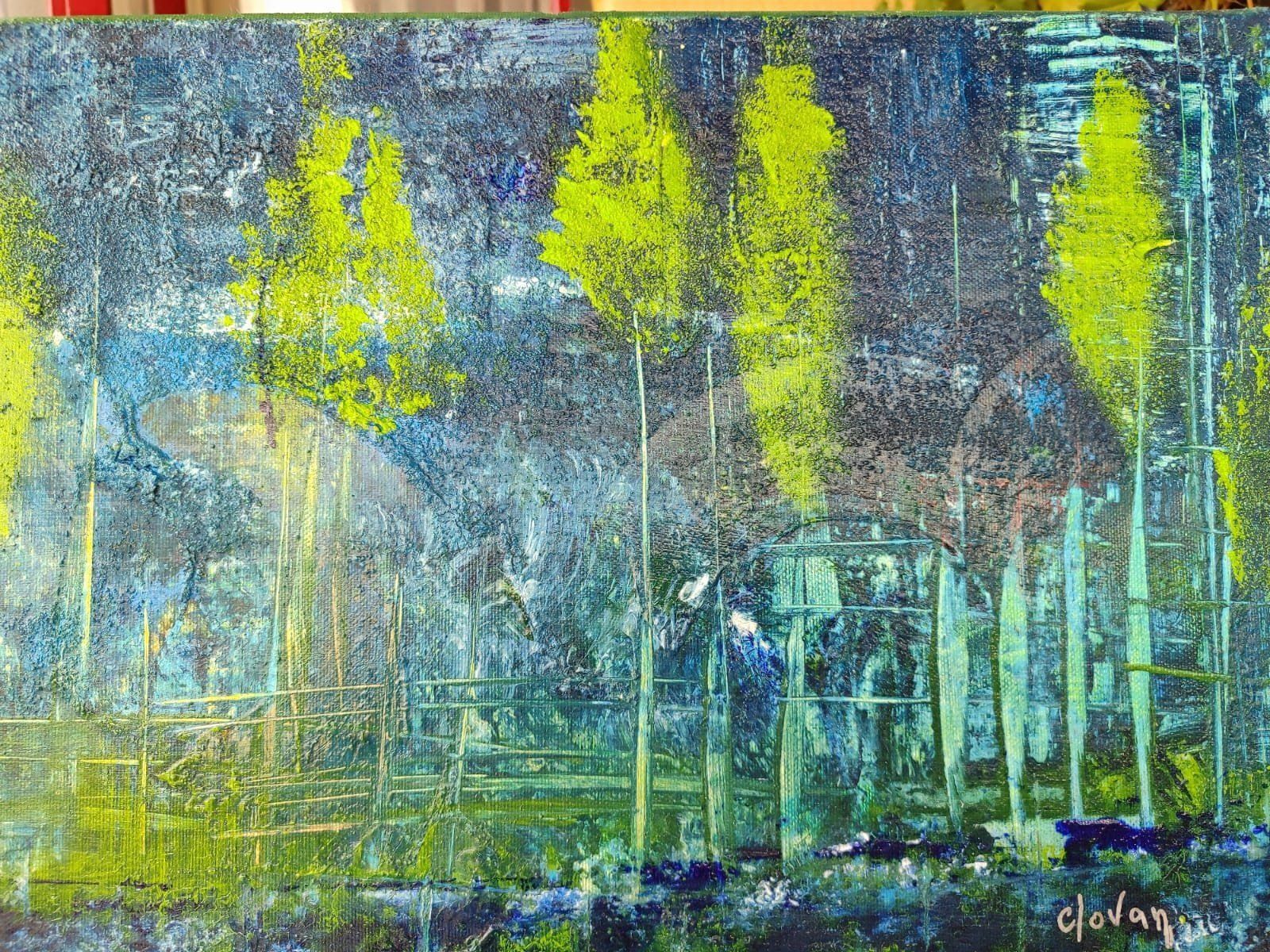 Tableaux: Gemälde, Acrylbilder, Abstrakte Kunst, Schweiz – D'occasion à Neuhausen par MonoCeros 3