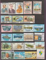 GB : île Maurice lot de plusieurs timbres