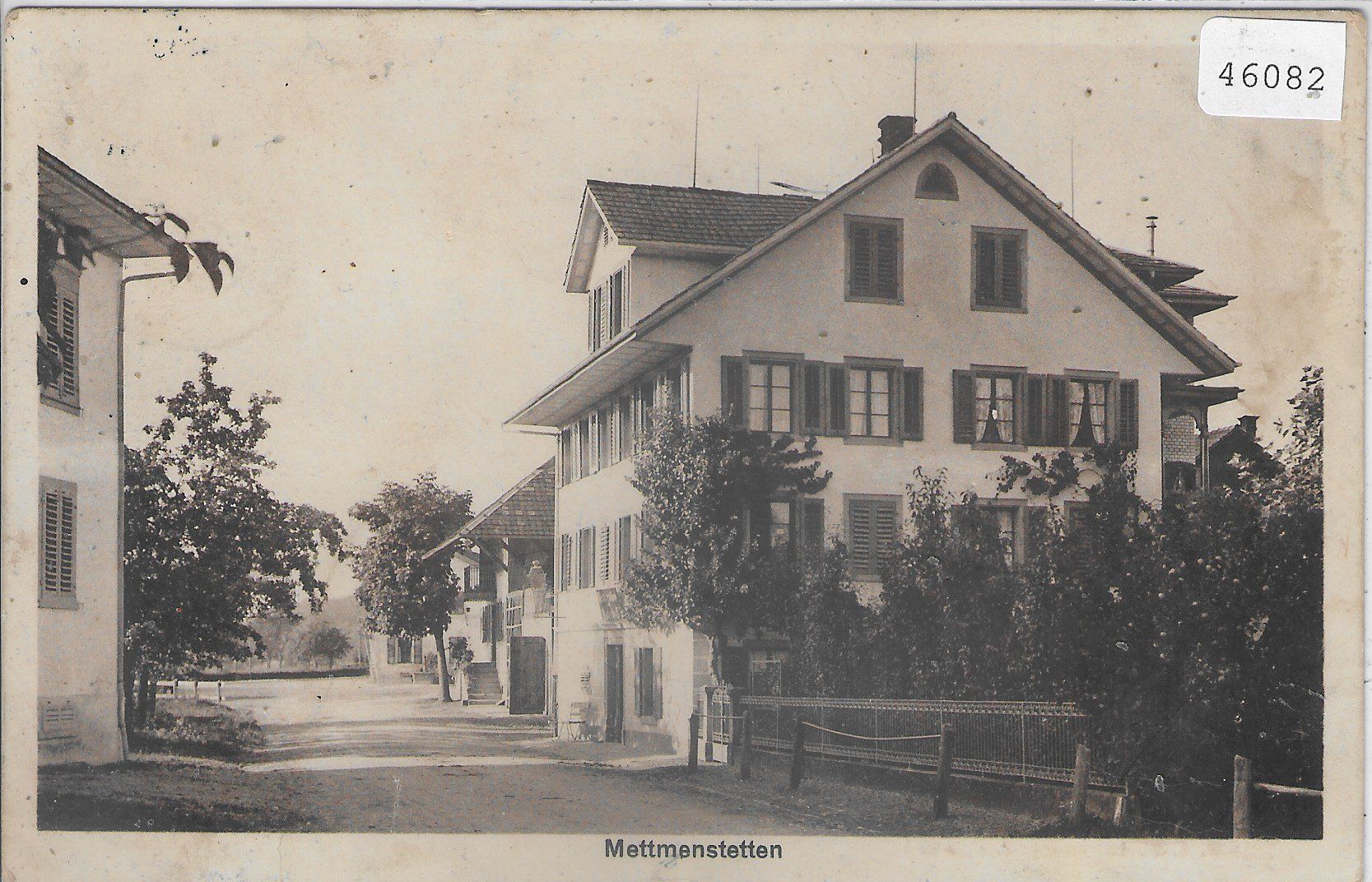 Ansichtskarten: Mettmenstetten - Dorfpartie – Gebraucht aus Ettingen von Kartenplanet