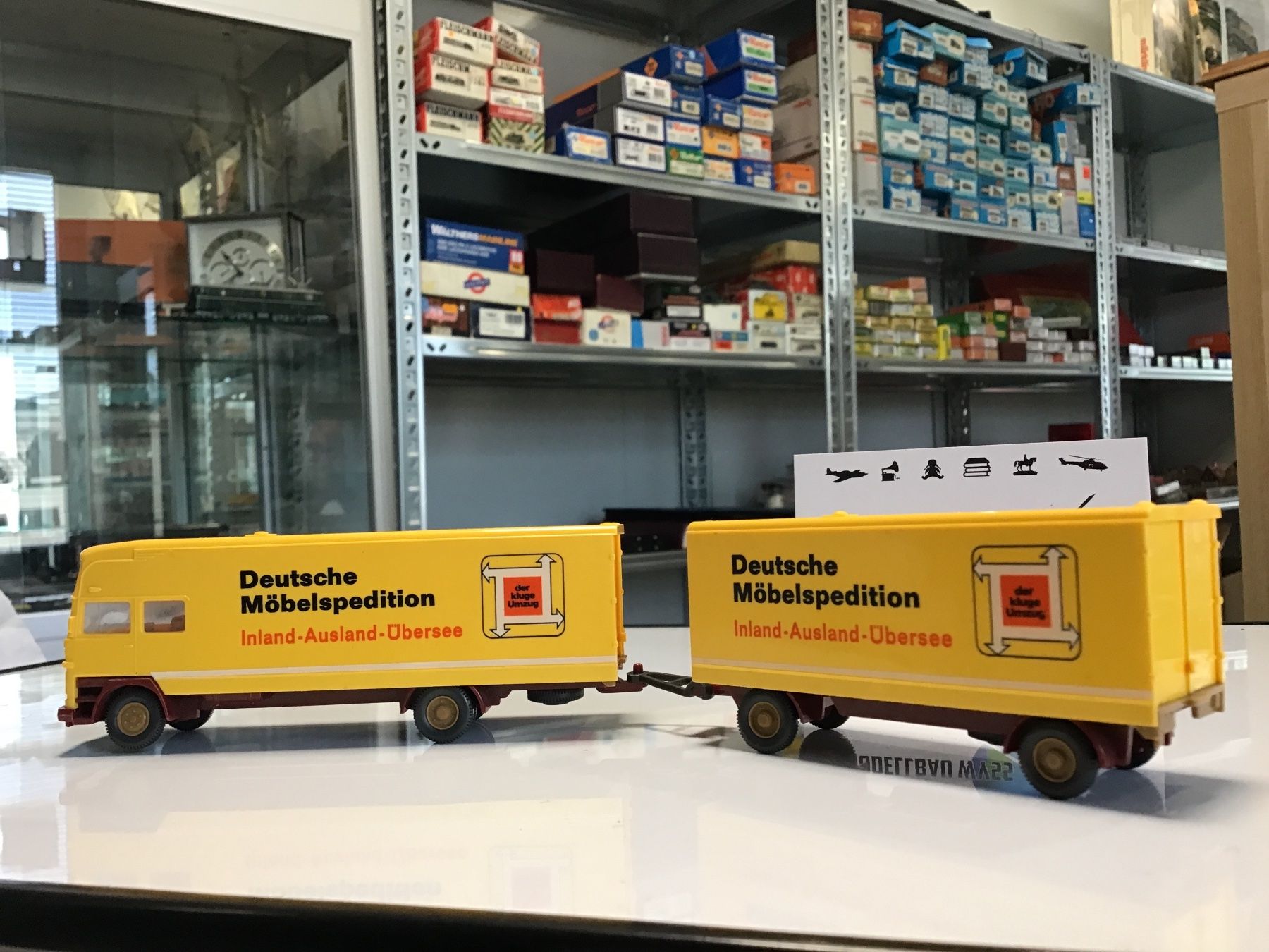 Modellini di ferrovie: WIKING LASTWAGENZUG H0 – Usato da Männedorf venduto da Modell-Spezialisten 1