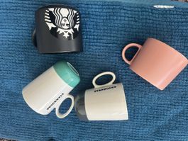 Starbucks 4 Kaffeetassen Becher