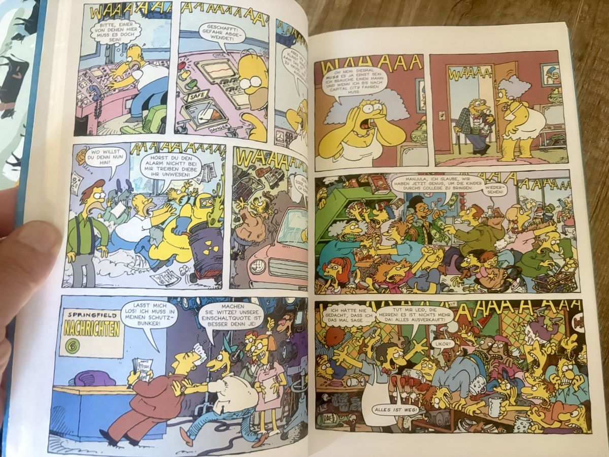 Fumetti: Simpsons Comics Kolossales Kompendium Ausgabe zwei – Usato da Schaffhausen venduto da Reporter 4