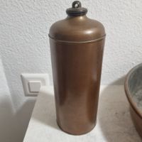 Antike Kupferwärmeflasche