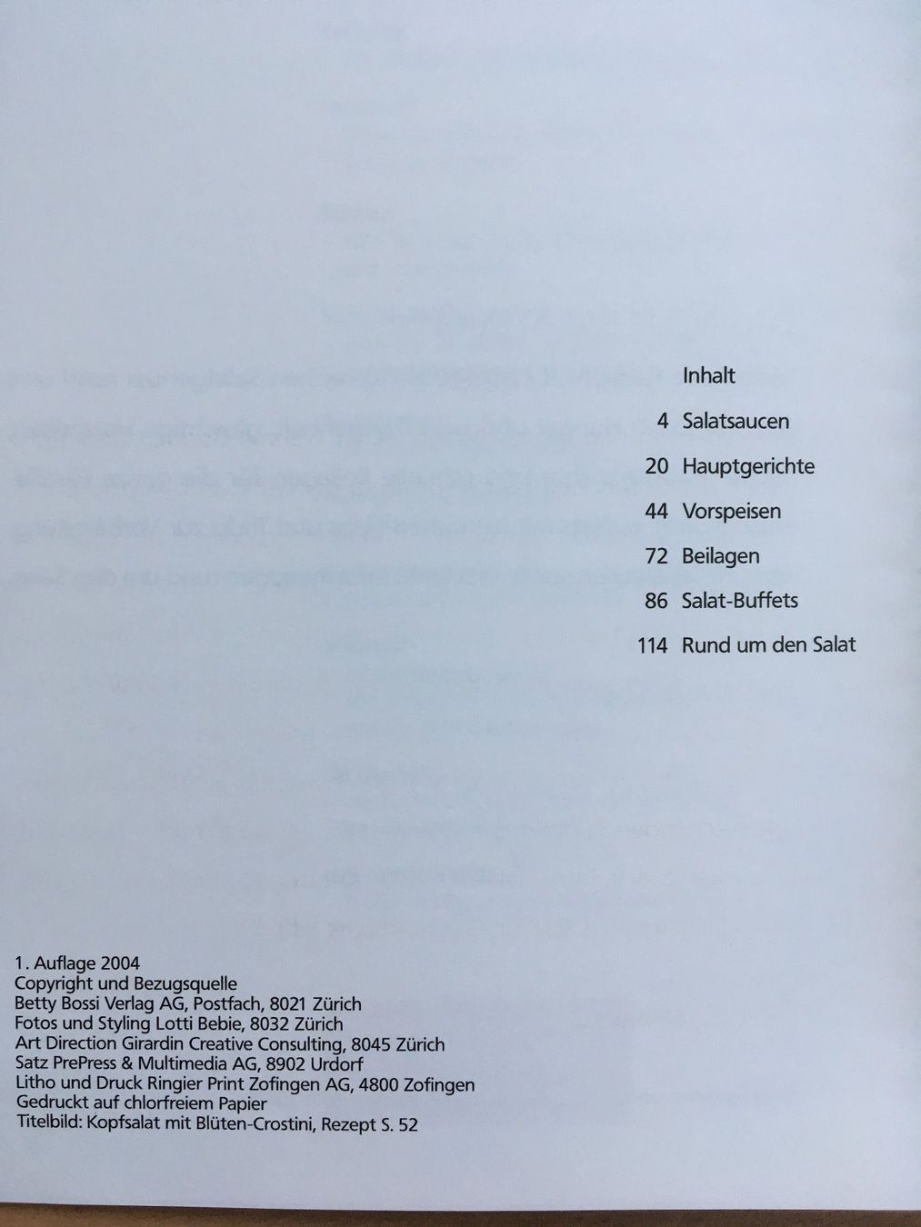 Bücher: Das neue Salatbuch; Betty Bossi – Neu (gemäss Beschreibung) aus Grenchen von Kogi7 2