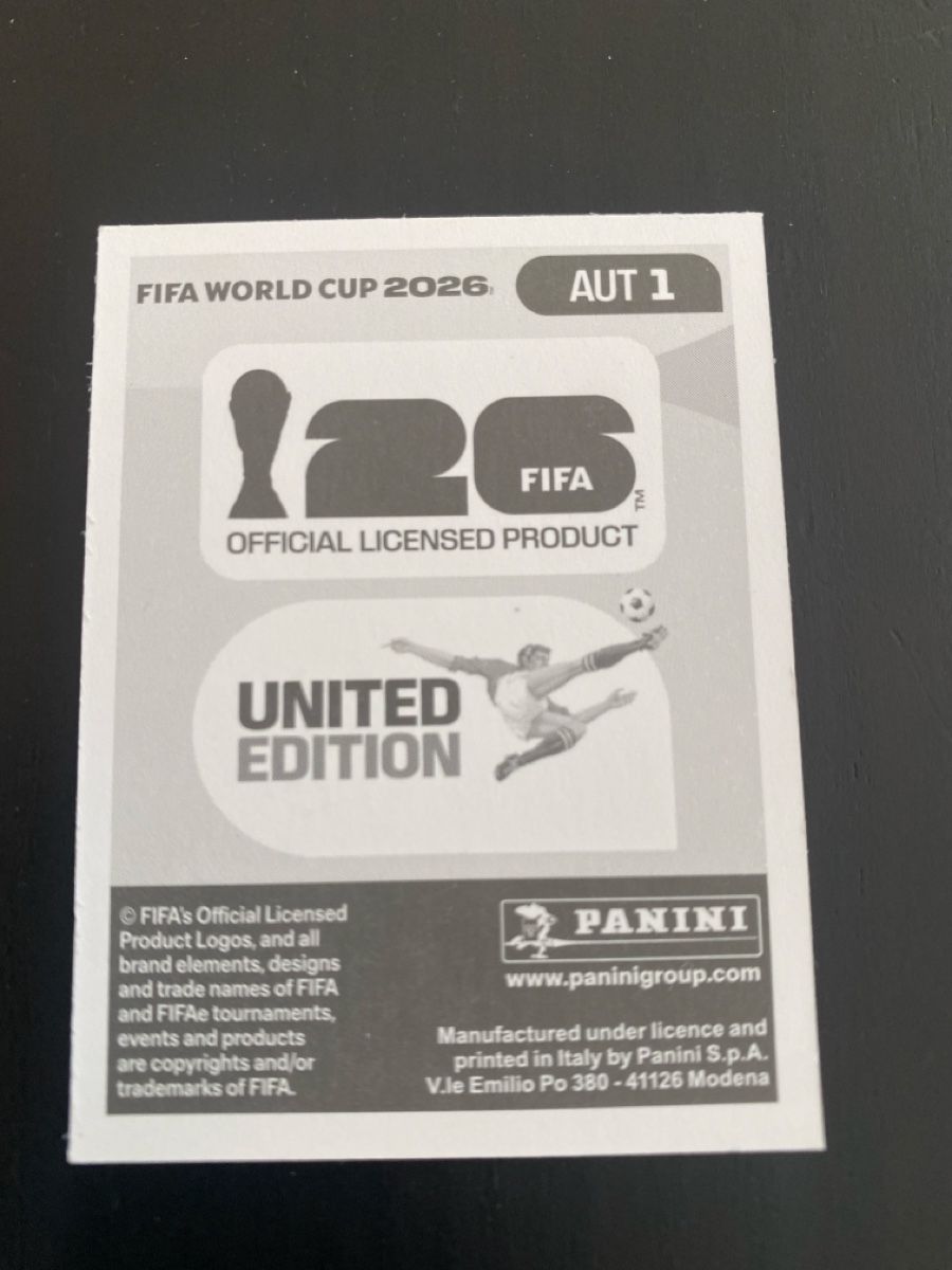 Panini Carte collezionabili: PANINI AUT 1 FIFA World Cup 2026 – Nuovo (secondo la descrizione) da Baden venduto da Dunkelheit 1