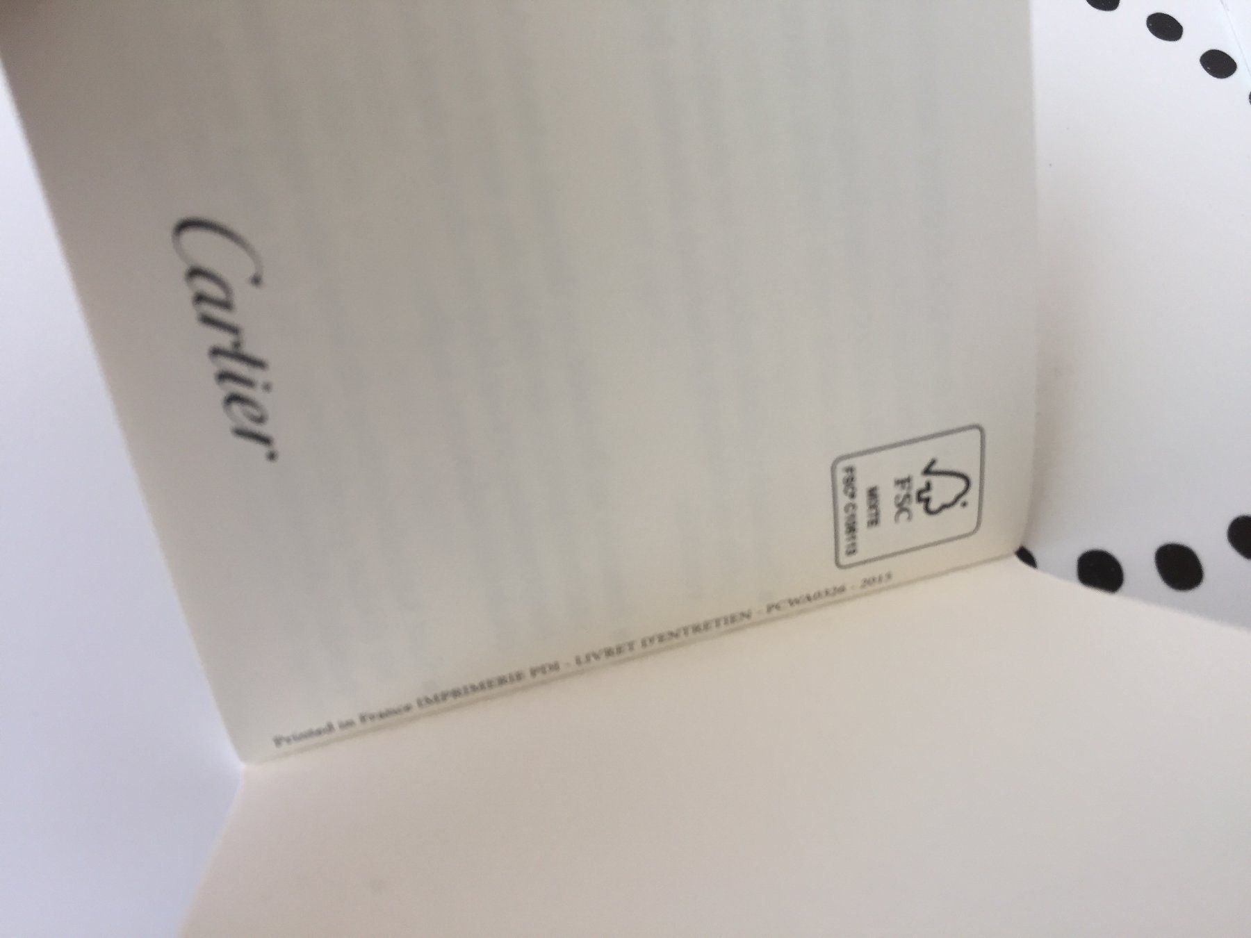 Documenti: CARTIER ORIGINAL OPERATING INSTRUCTIONS !!! – Nuovo (secondo la descrizione) da Epalinges venduto da dream-watch 3