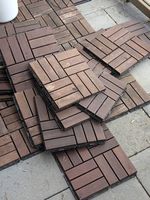 89stk Bodenplatten Balkon fliessen (Ikea Runnen) 8m2