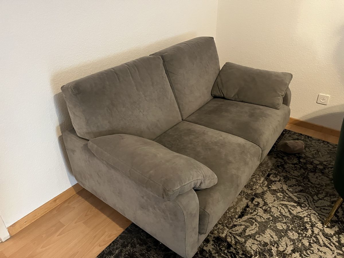 Sofas: Alcantara Sofa Grau – Gebraucht aus Zürich von lui_89xq 3