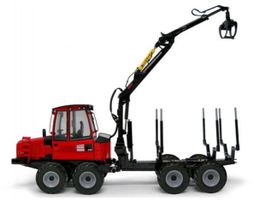 10-3970 First Gear - Komatsu - 865 Forwarder Crane. 1:35