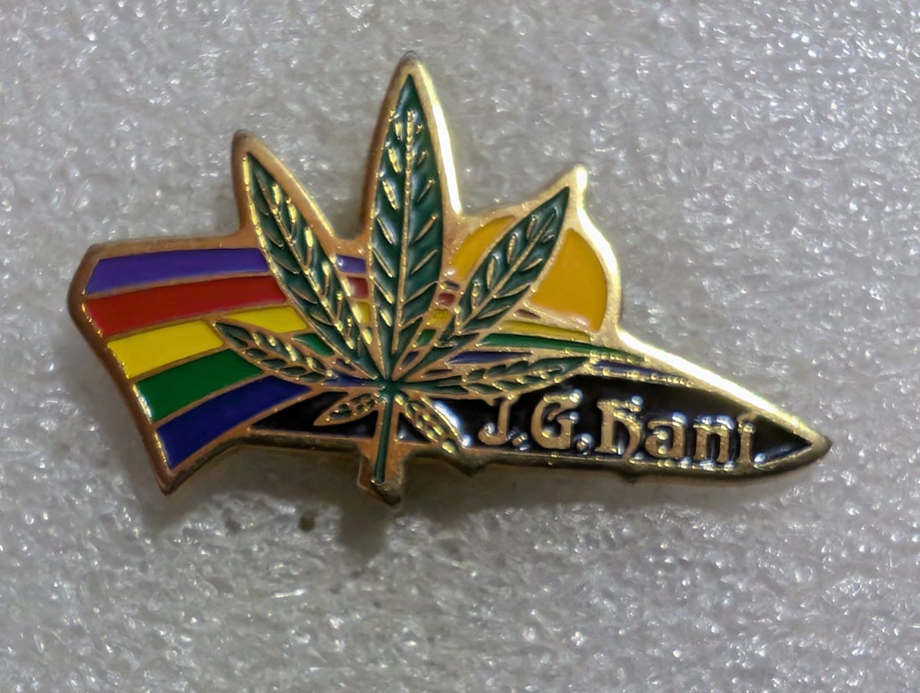 Placchette & Badge: Ansteckpin 13: JG Hani – Usato da Oppligen venduto da Pin-Fall-Shop