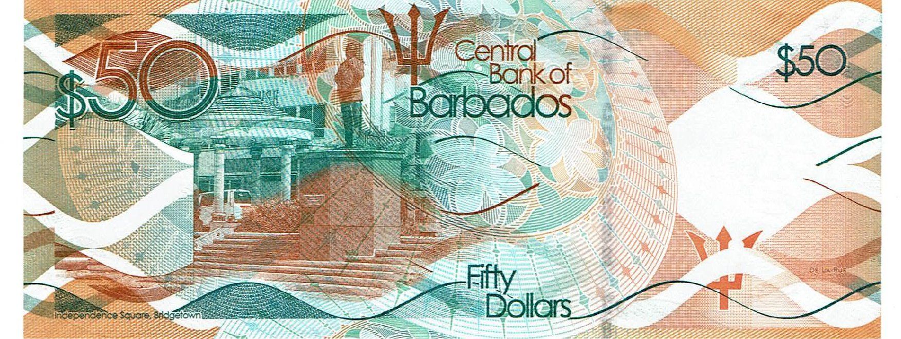 Banknoten: Barbados 50 Dollars 2018 P-77 UNZ – Neu (gemäss Beschreibung) aus Steffisburg von ber_8htf 1